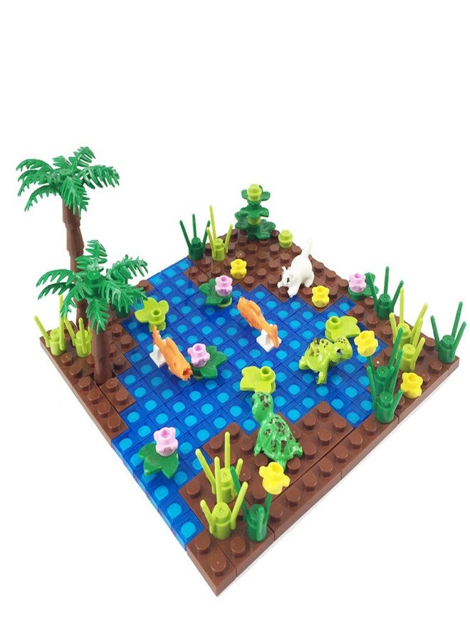TNDCKP Barn and Farm Building Block Set A, Chicken Coop, Garden, Crops, Compatible with Lego 853792 Accessory for Ages 6-12 - Image 5